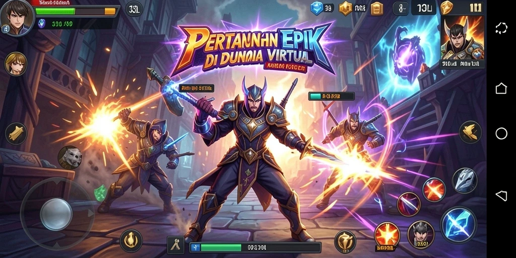 Tampilan screenshot utama 33L menampilkan pertarungan dramatis antara dua karakter.