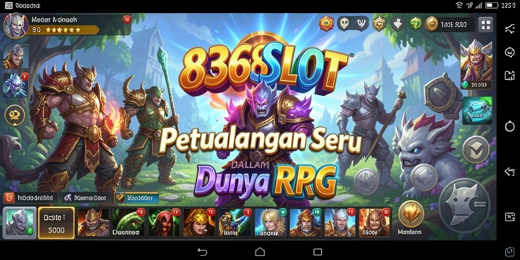 Tampilan gameplay yang seru dan menegangkan dari 8368SLOT.