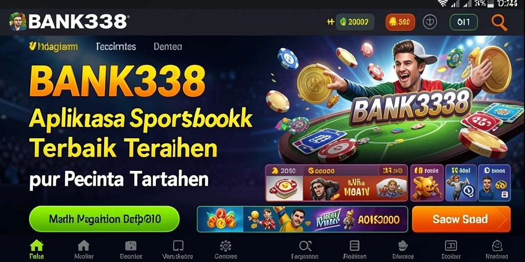 Tampilan gameplay Sportsbook pada BANK338 yang seru dan interaktif.