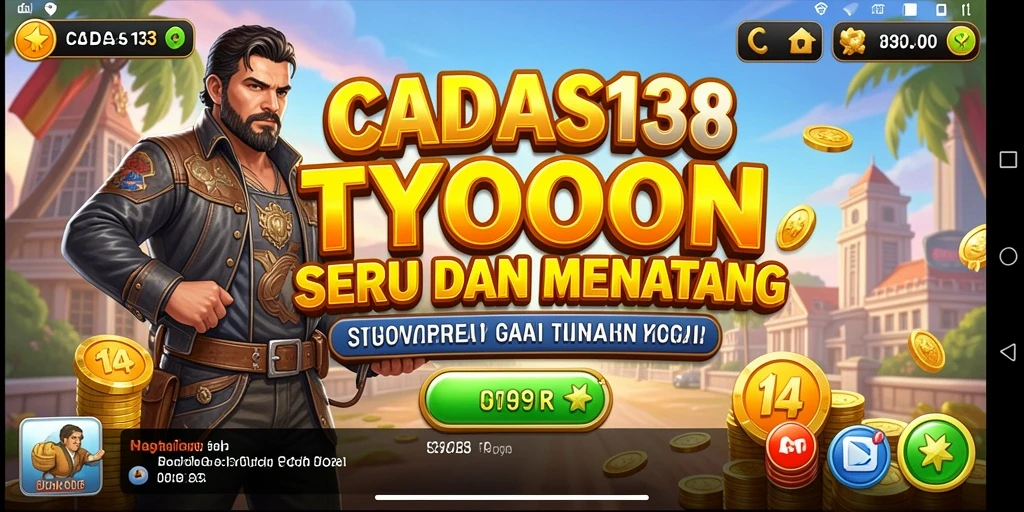 Screenshot gameplay <strong>CADAS138</strong> menunjukkan aksi seru dalam membangun bisnis.