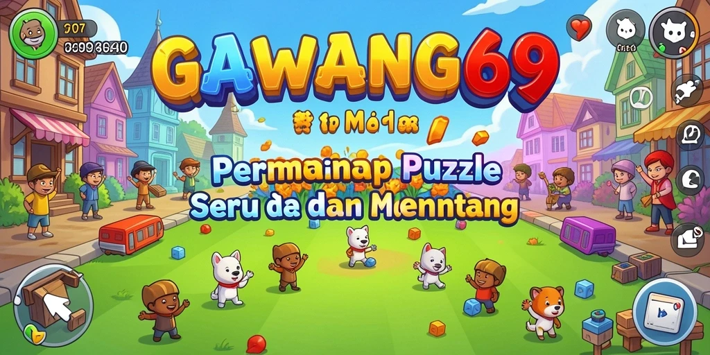 Tampilan gameplay menarik dari GAWANG69 saat menyelesaikan teka-teki.