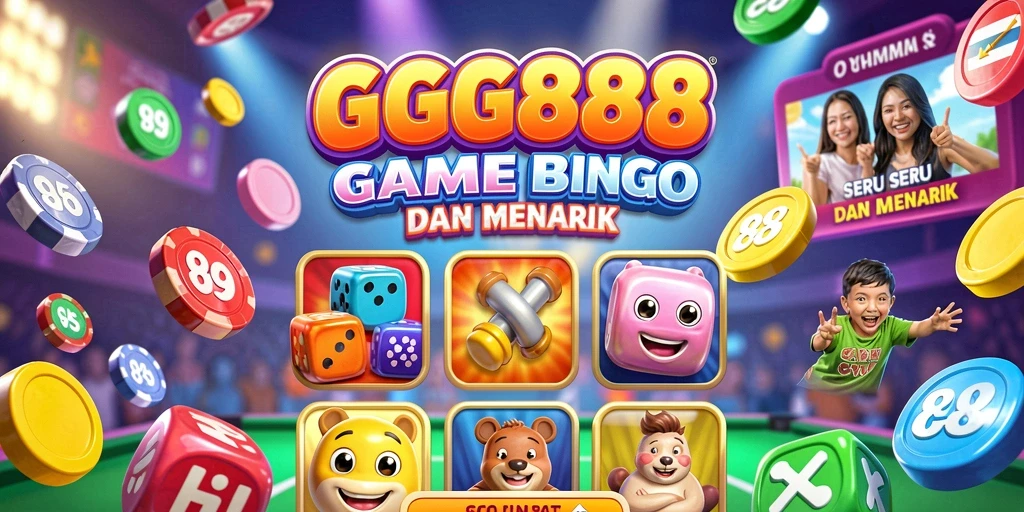 Tampilan gameplay seru dalam GGG888 yang penuh warna.