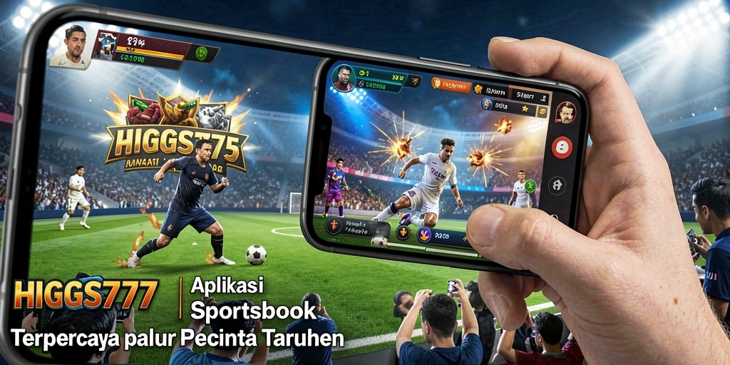 Screenshot HIGGS777 menunjukkan antarmuka taruhan yang menarik dan informatif.