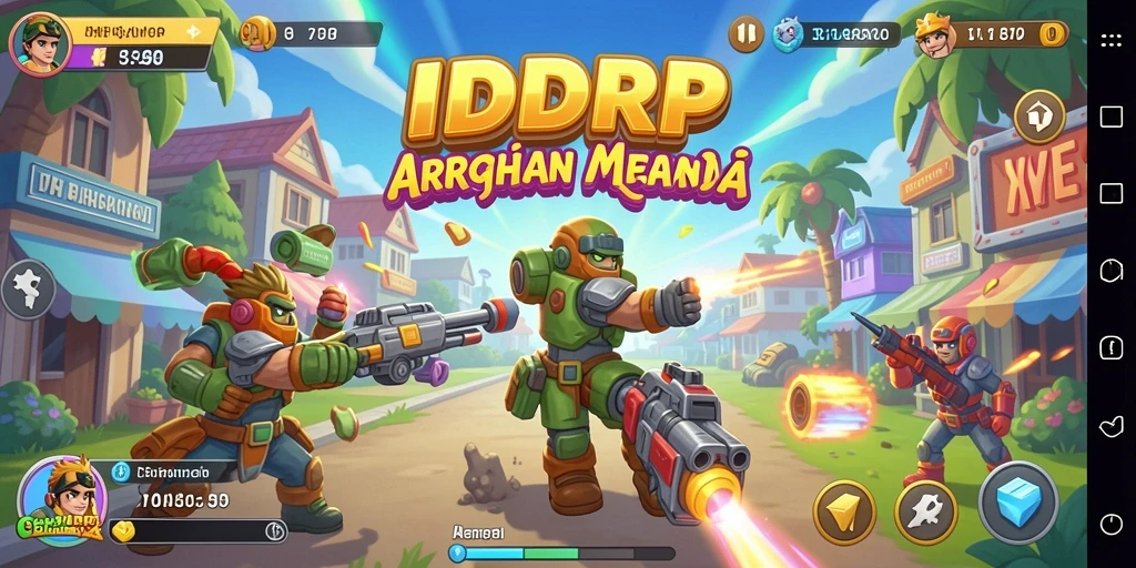 Screenshot gameplay <strong>IDRRP</strong> menunjukkan aksi seru dalam setiap tantangan Arcade.