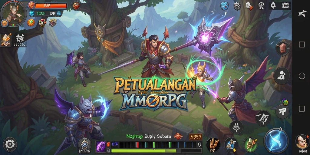 Gameplay seru dalam dunia MMORPG di MVP789.