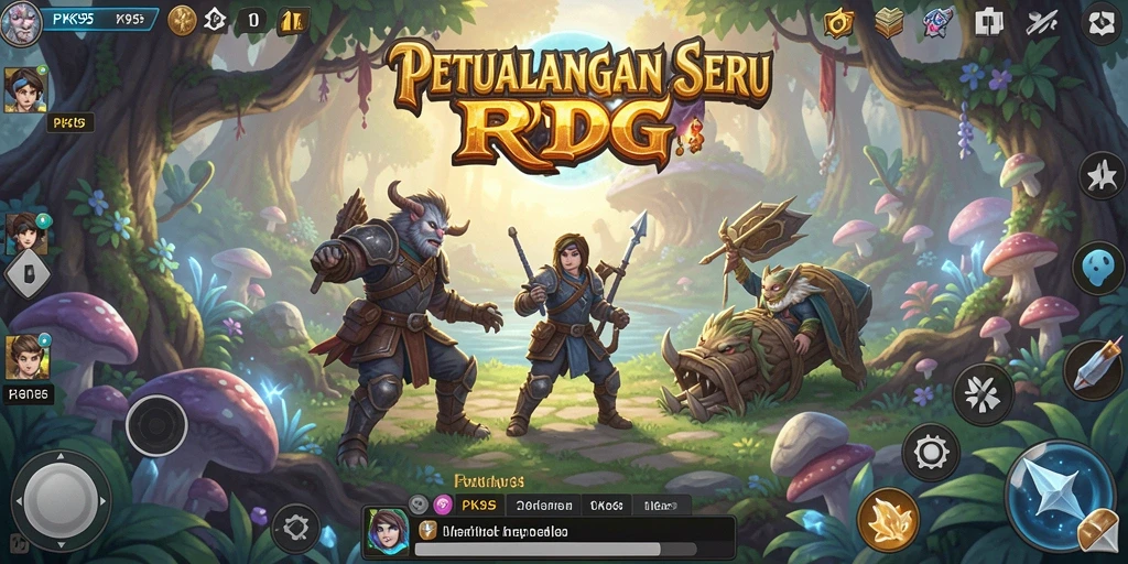 Tangkapan layar gameplay PK95 menampilkan aksi pertarungan yang mendebarkan dalam dunia RPG.