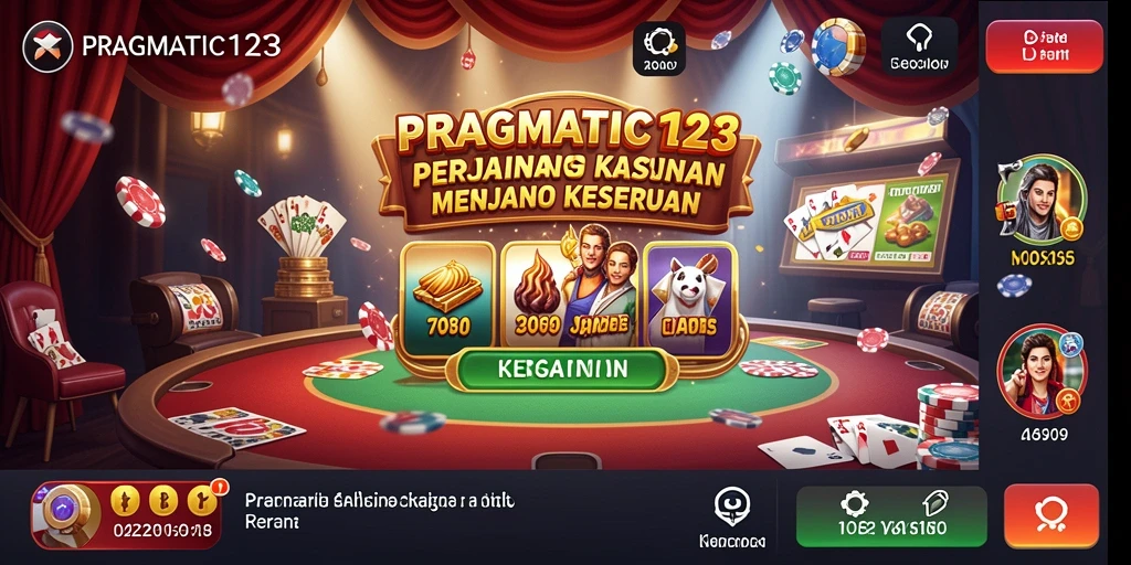 Tampilan menarik dari gameplay Kasino PRAGMATIC123 yang mengasyikkan.